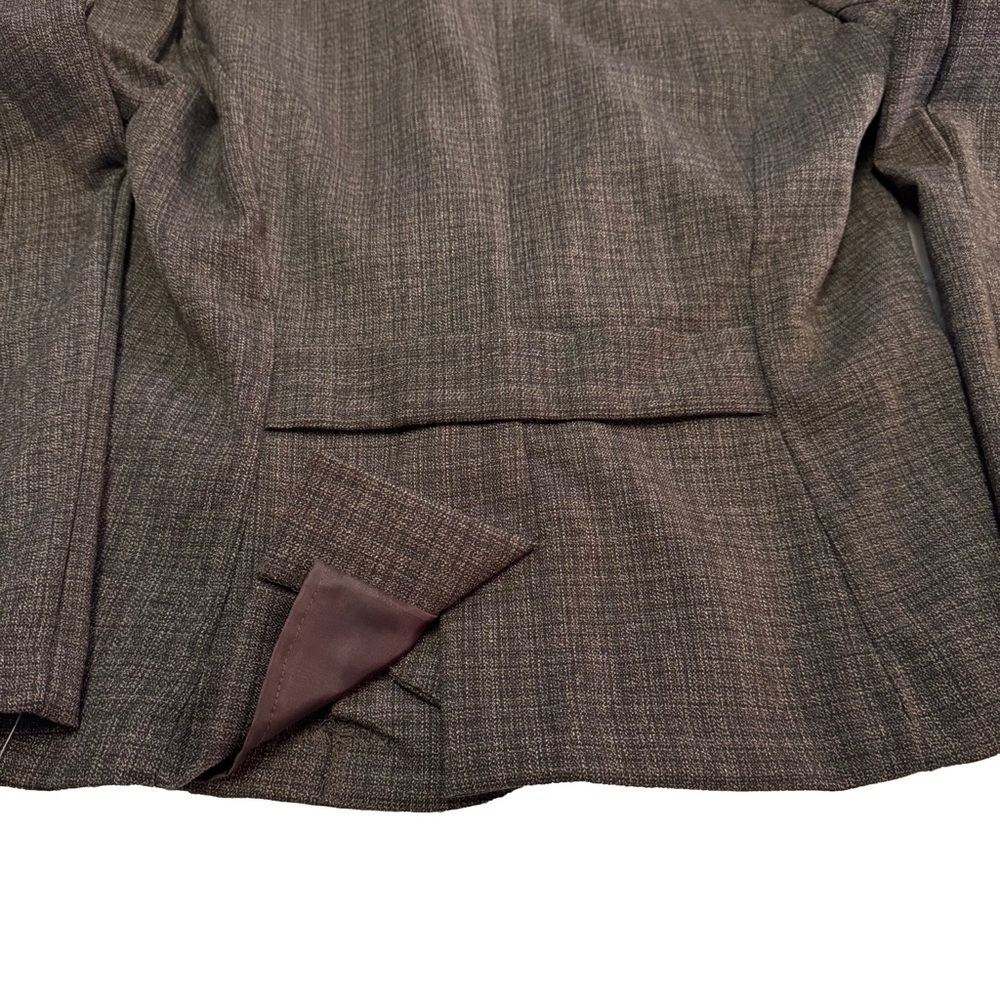 Vintage BCX Women's Brown Tweed Skirt Suit Set Skirt SZ 5 Jacket Size Large NWT - Picture 10 of 16